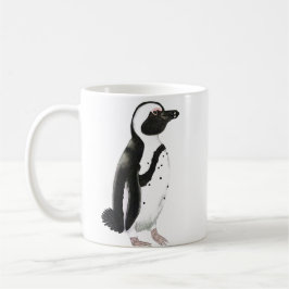 Zeichnend afrikanischer Pinguinstift Kaffeetasse