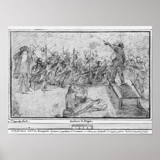 Zeichnend Akademie Poster (Vorne)