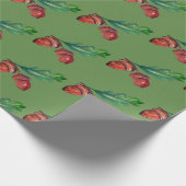 Zeichnend Akronen , Musterkarton Geschenkpapier (Ecke)