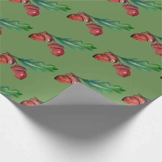 Zeichnend Akronen , Musterkarton Geschenkpapier (Ecke)