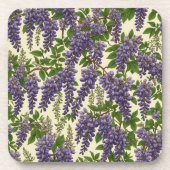 Zeichnend amerikanisches Wisteria Getränkeuntersetzer (Vorderseite)