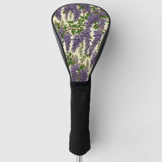 Zeichnend amerikanisches Wisteria Golf Headcover (Vorderseite)