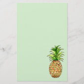 zeichnend Ananas Briefpapier (Vorderseite)