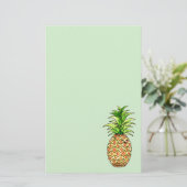 zeichnend Ananas Briefpapier (Stehend Vorderseite)