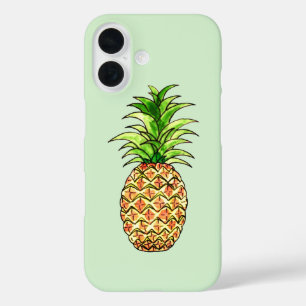 zeichnend Ananas iPhone 16 Hülle