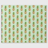 zeichnend Ananas Geschenkpapier (Flach)