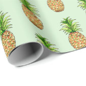 zeichnend Ananas Geschenkpapier (Rolleneckpunkt)