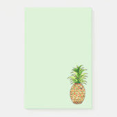 zeichnend Ananas Post-it Klebezettel (Vorderseite)