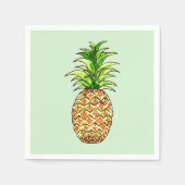 zeichnend Ananas Serviette (Vorderseite)