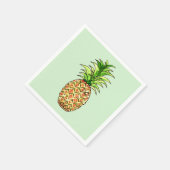 zeichnend Ananas Serviette (Ecke)