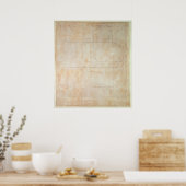 Zeichnend Architektur Poster (Küche)