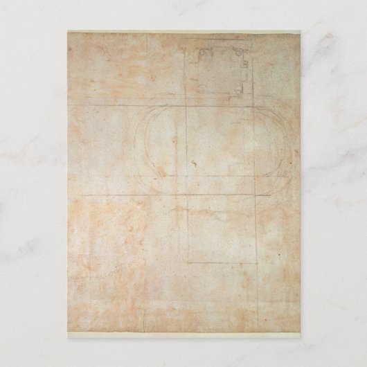 Zeichnend Architektur Postkarte (Vorderseite)