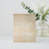 Zeichnend Architektur Postkarte (Stehend Vorderseite)