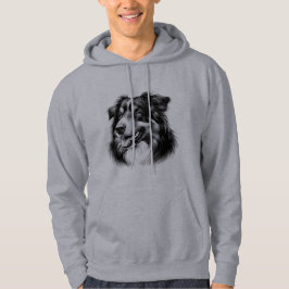 Zeichnend australischer Schäferhund Hoodie