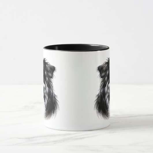 Zeichnend australischer Schäferhund Tasse (Zentrum)