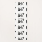 Zeichnend Bärenlinie Yogamatte (Vorderseite)