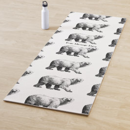 Zeichnend Bärenlinie Yogamatte