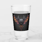 Zeichnend beängstigender Bat-Tinte, Glas (Rückseite)