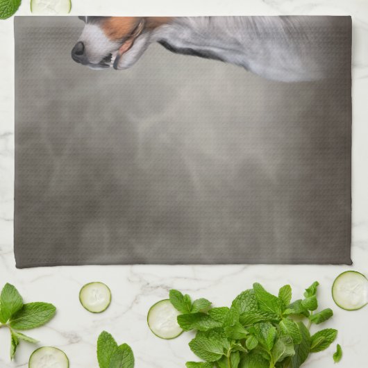 Zeichnend Berner Hund Geschirrtuch (Gefaltet)