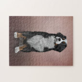 Zeichnend Berner Hund Puzzle (Horizontal)