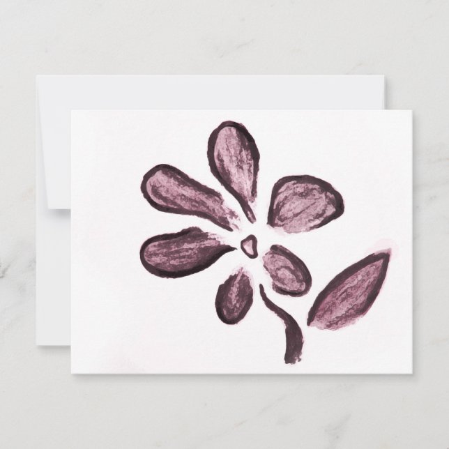 zeichnend Blume (Vorderseite)