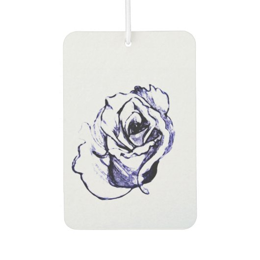 Zeichnend Blume Autolufterfrischer (Vorderseite)
