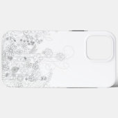 Zeichnend Blume Case-Mate iPhone Hülle (Rückseite (Horizontal))