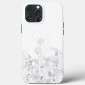 Zeichnend Blume Case-Mate iPhone Hülle (Rückseite)