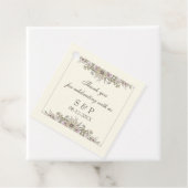 Zeichnend Blume Elfenbeinhochzeit Geschenkanhänger (Beispiel)