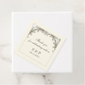 Zeichnend Blume Elfenbeinhochzeit Geschenkanhänger (Beispiel)