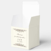 Zeichnend Blume Elfenbeinhochzeit Geschenkschachtel (Geöffnet)