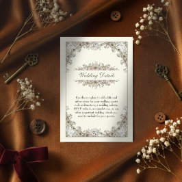 Zeichnend Blume Elfenbeinromantik Begleitkarte