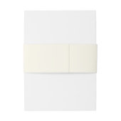 Zeichnend Blume Elfenbeinromantik Einladungsbanderole (Rückseitenbeispiel)