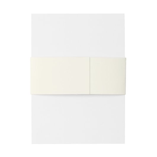 Zeichnend Blume Elfenbeinromantik Einladungsbanderole (Rückseitenbeispiel)