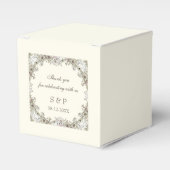 Zeichnend Blume Elfenbeinromantik Geschenkschachtel (Vorderseite)