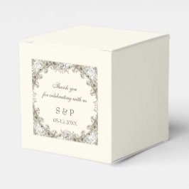 Zeichnend Blume Elfenbeinromantik Geschenkschachtel