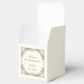 Zeichnend Blume Elfenbeinromantik Geschenkschachtel (Geöffnet)