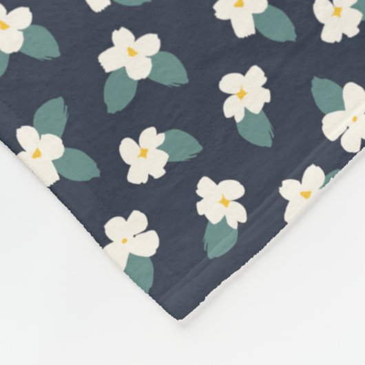 Zeichnend Blume Fleecedecke (Ecke)