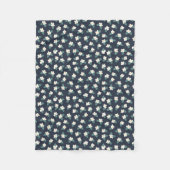 Zeichnend Blume Fleecedecke (Vorderseite)