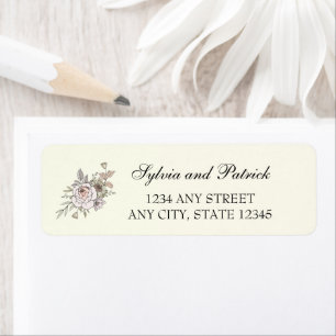 Zeichnend Blume Hochzeitsadressen