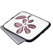 zeichnend Blume Laptopschutzhülle (Vorne Knopf)