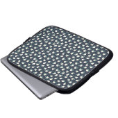 Zeichnend Blume Laptopschutzhülle (Vorne Knopf)