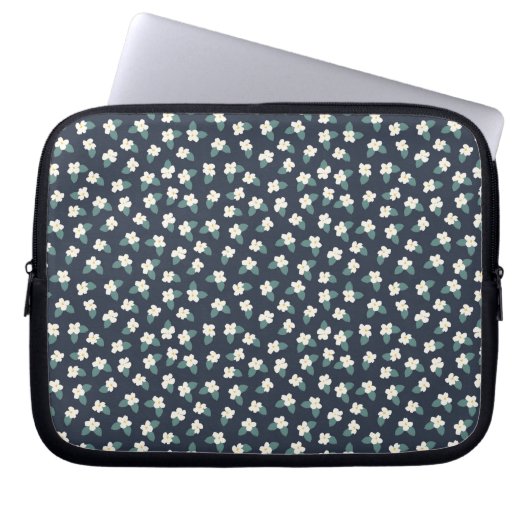 Zeichnend Blume Laptopschutzhülle (Vorderseite)
