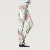 Zeichnend Blume Leggings (Rechts)
