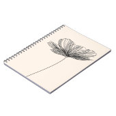 zeichnend Blume Notizblock (Linke Seite)