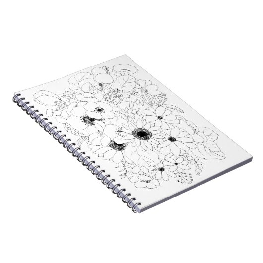 zeichnend Blume Notizblock (Rechte Seite)