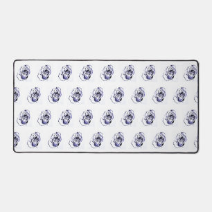 Zeichnend Blume Schreibtischunterlage