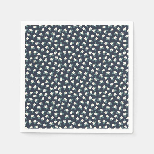 Zeichnend Blume Serviette (Vorderseite)