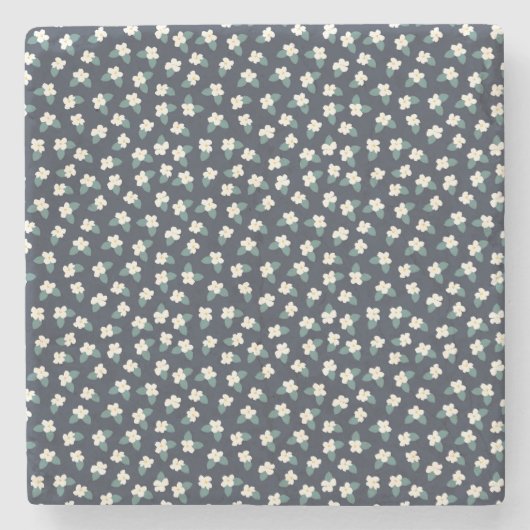 Zeichnend Blume Steinuntersetzer (Vorderseite)