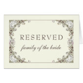 Zeichnend blumengeschmückte Hochzeitsmarke für Elf (Vorderseite (Horizontal))